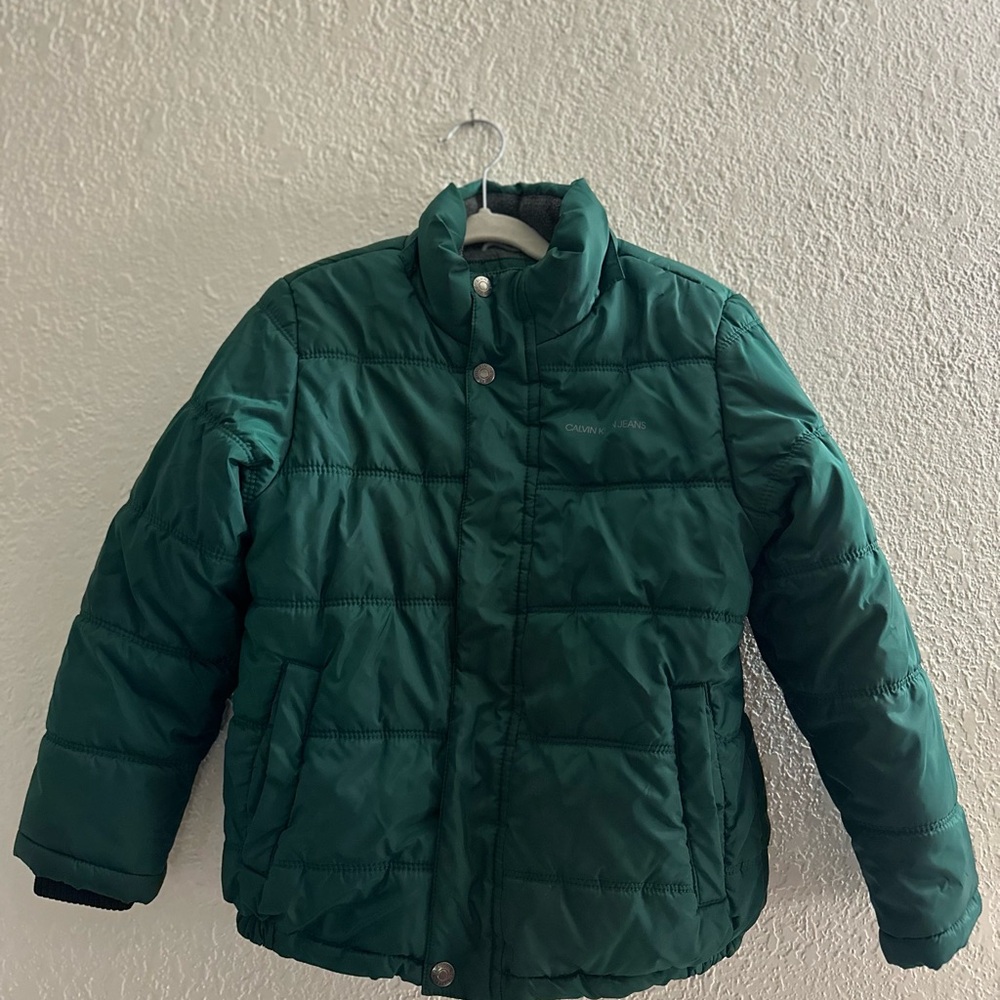 Calvin Klein Green Puffer Jacket